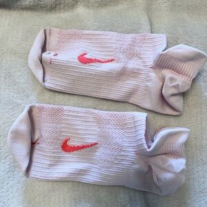 Nike Light Pink Low-Cut Athletic Socks